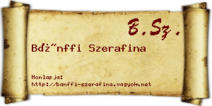 Bánffi Szerafina névjegykártya